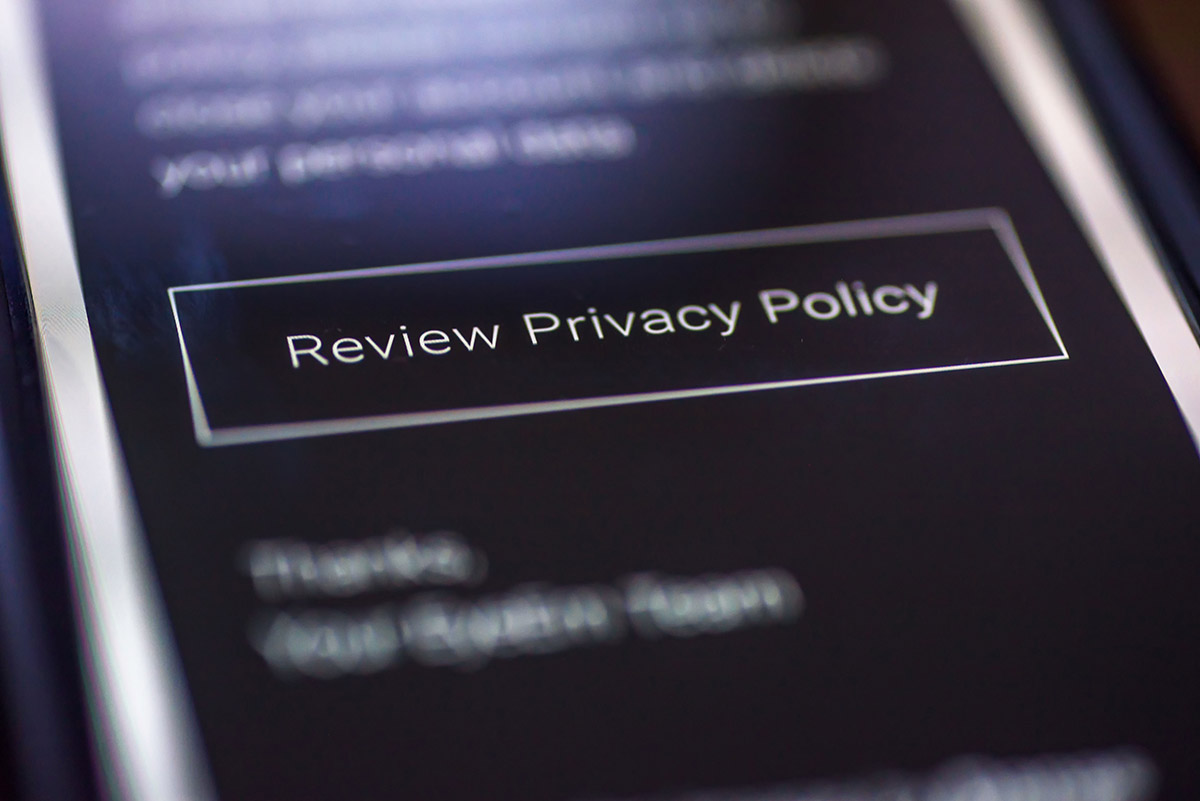 review your privacy policy
